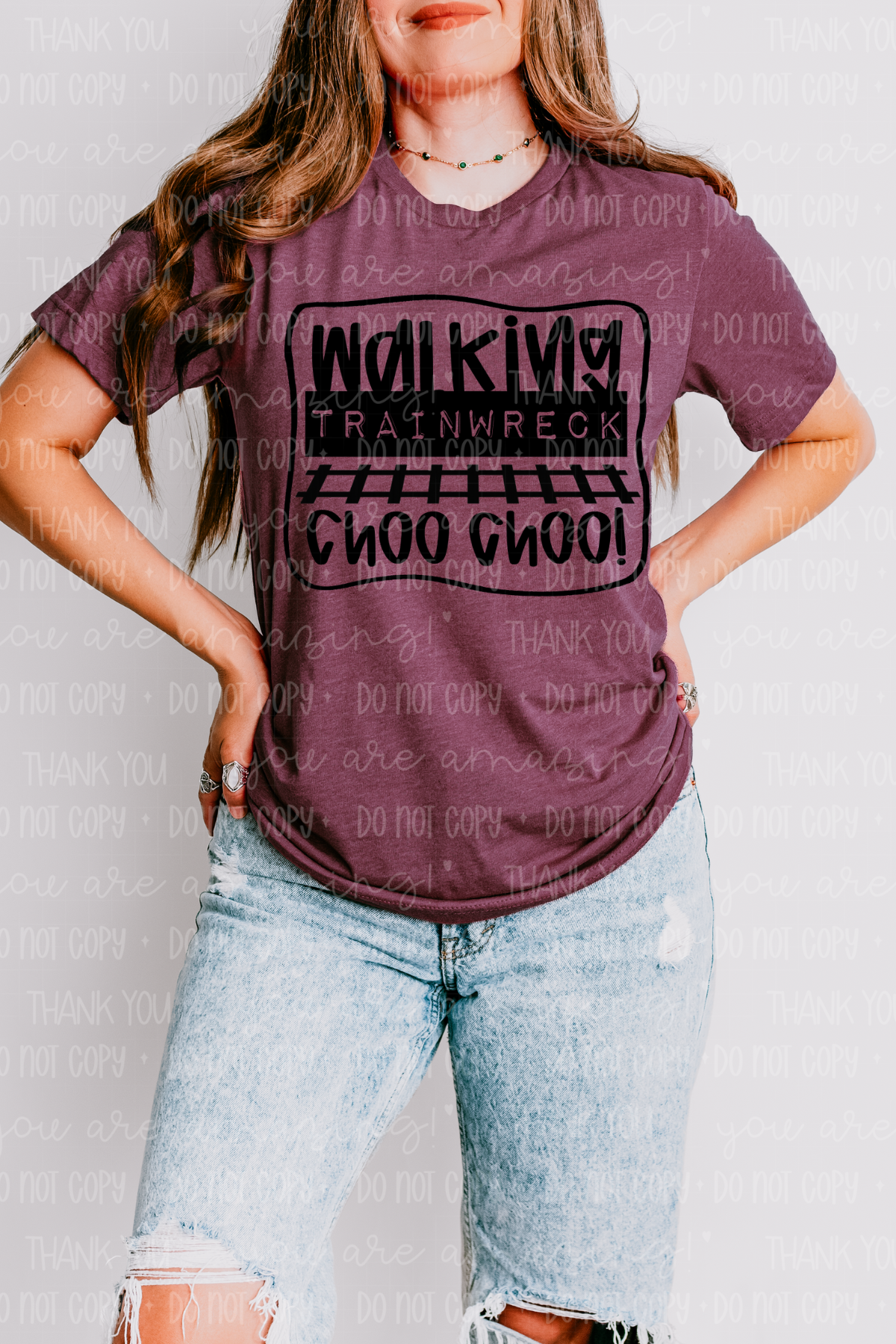 Walking Trainwreck  Tee