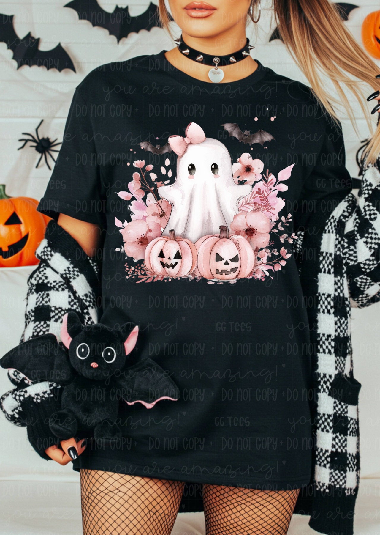 Ghostly Pink Vibes Tee