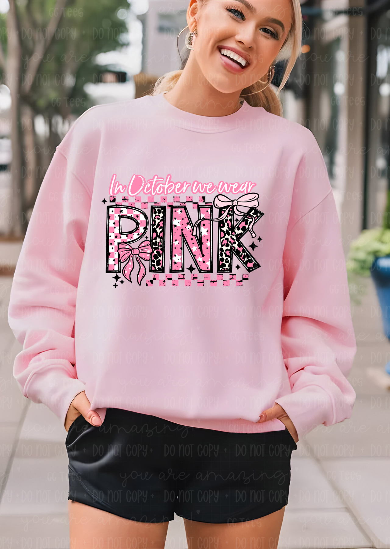 We wear Pink Sweatshirt