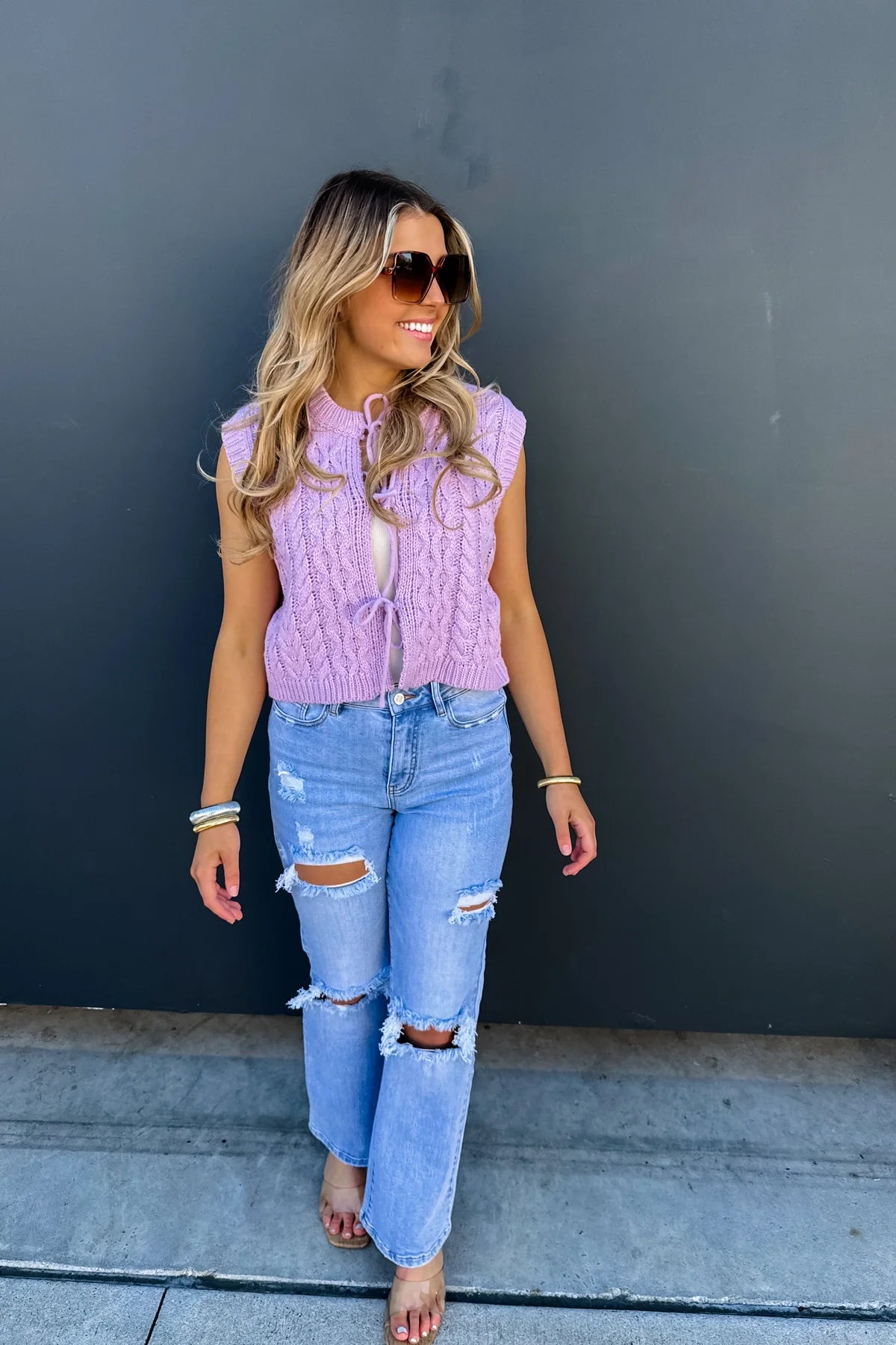 PREORDER- ASHLAND STRAIGHT LEG DISTRESSED JEANS