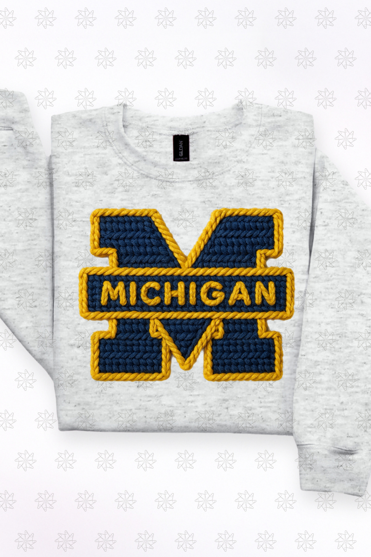 Varsity M Blue Sweatshirt