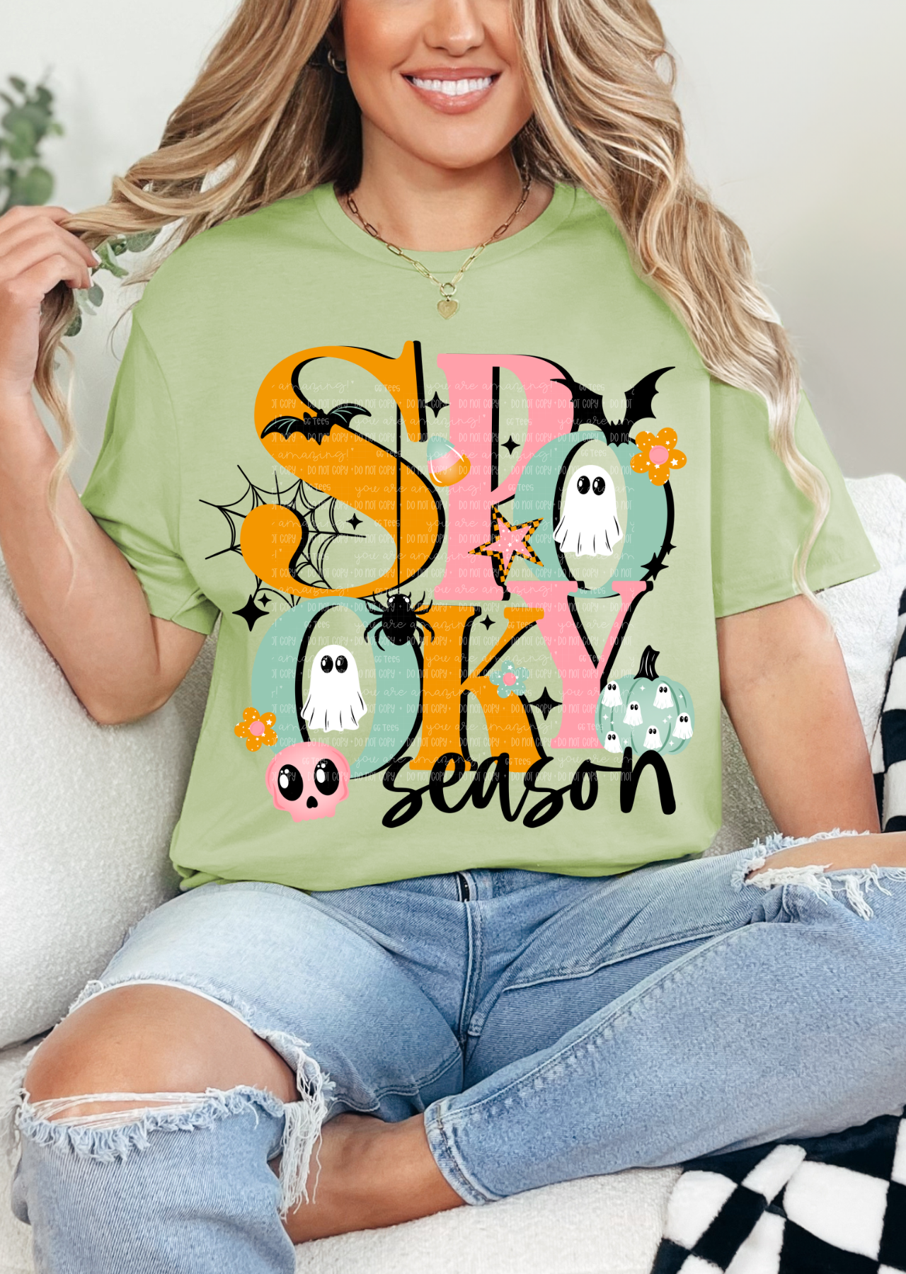 Pastel Spooky Season Tee
