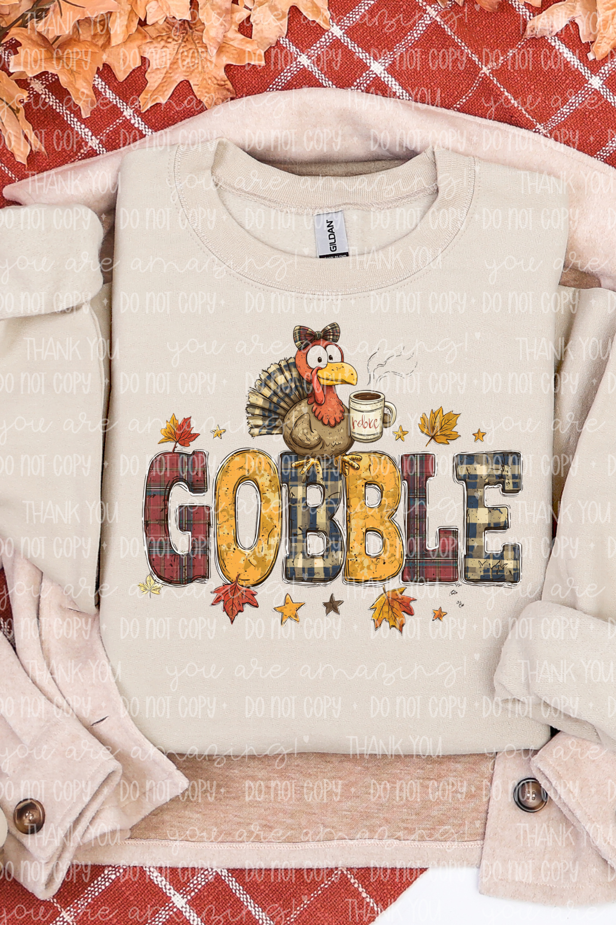 Turkey Fueled by Coffee & Chaos Sweatshirt