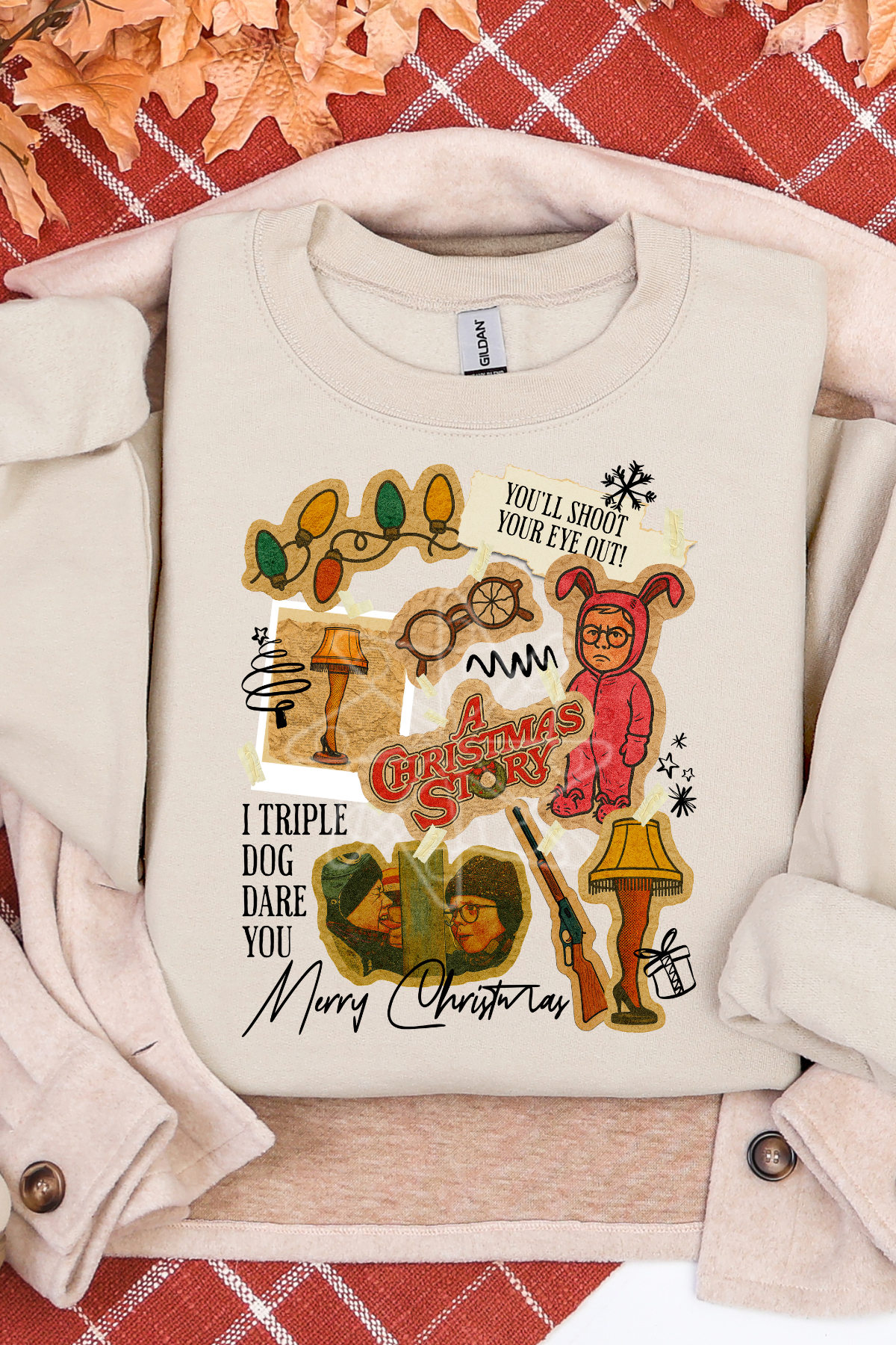 Vintage Christmas Movie Sweatshirt