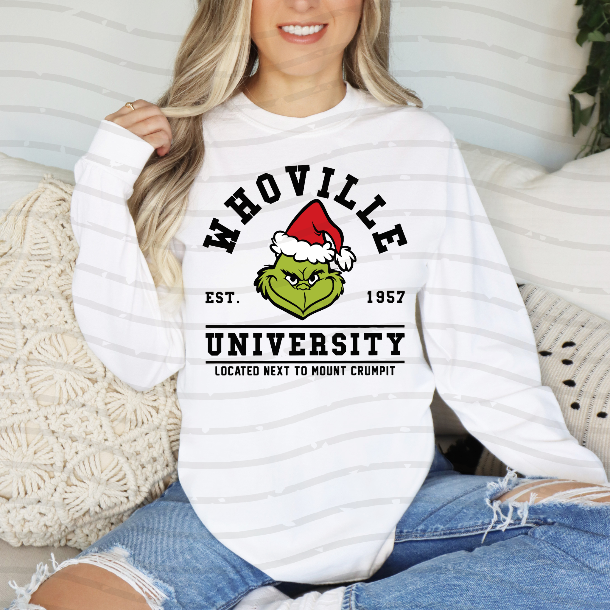 Whoville University Long Sleeve Tee