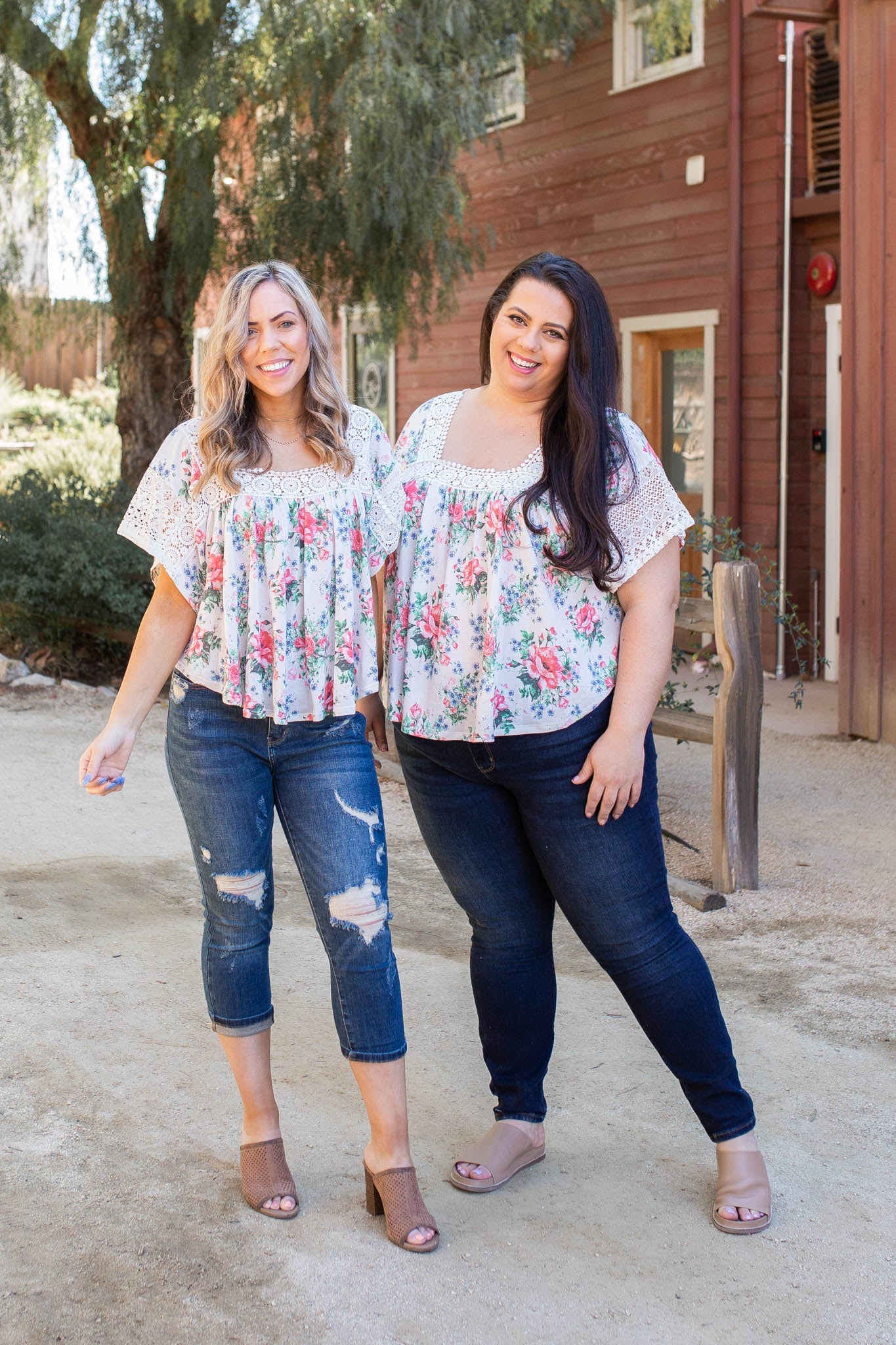 Simply Gorgeous Lace Trim Top