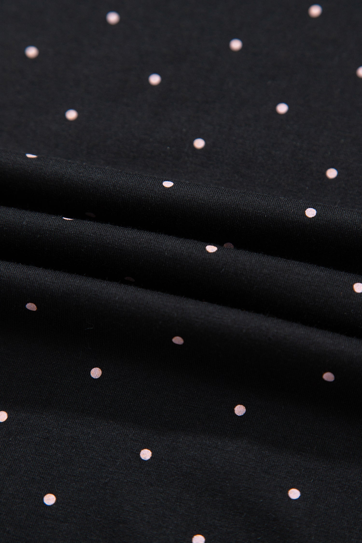 Polka Dot Long Sleeve Shirt & Pants Pajama Set