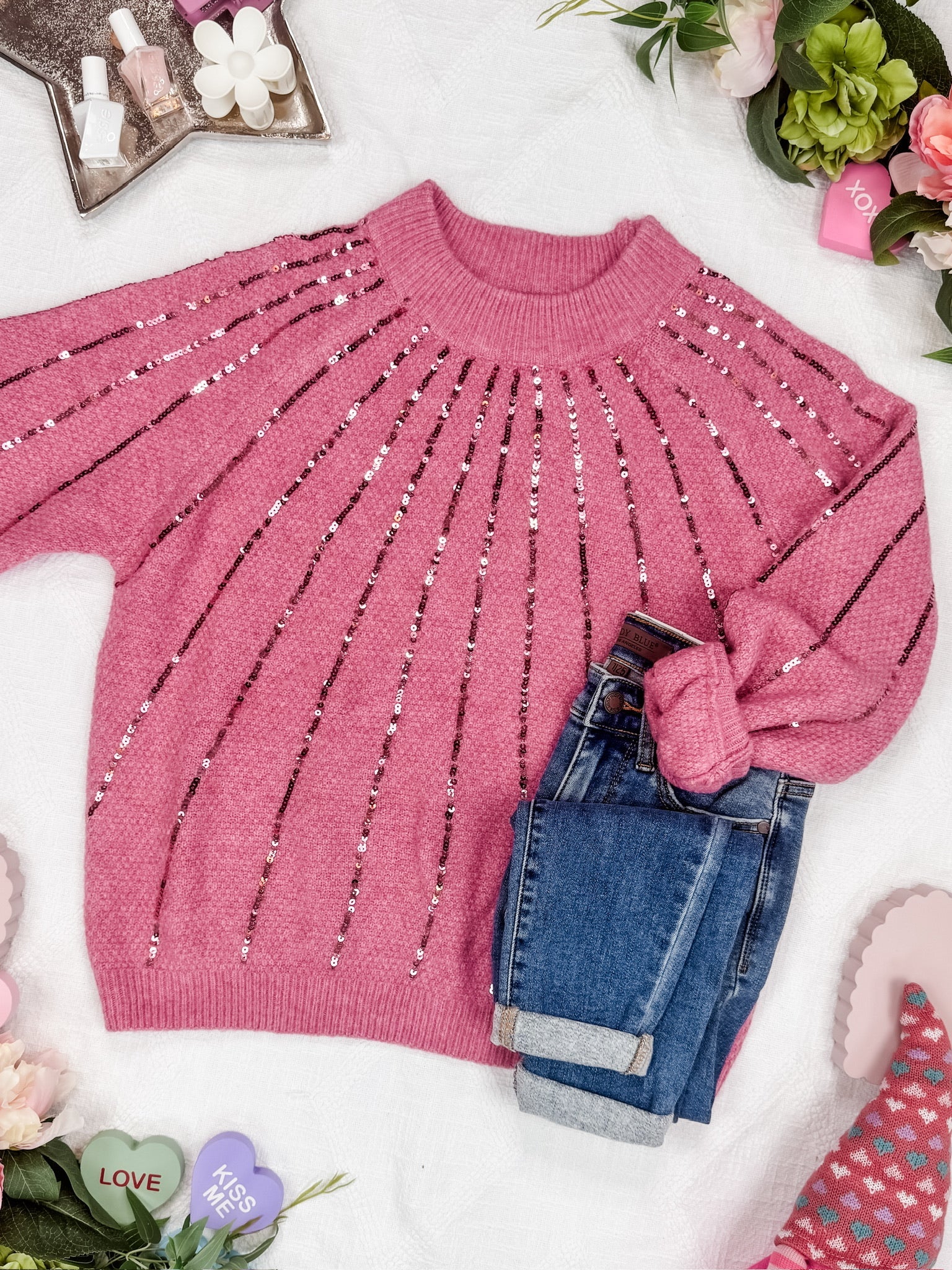 Sparkle Stripes Sweater