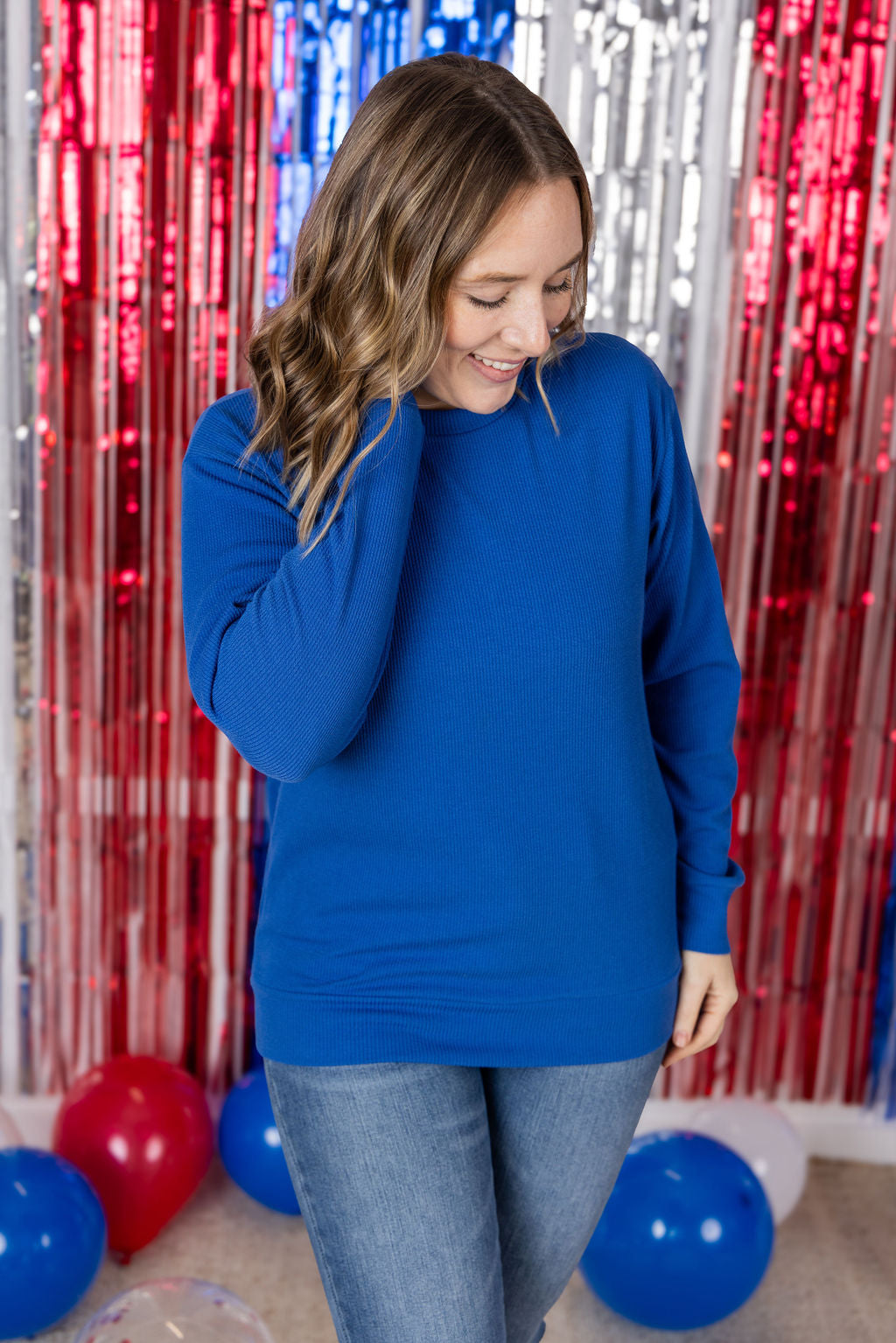 America Pullover - Blue
