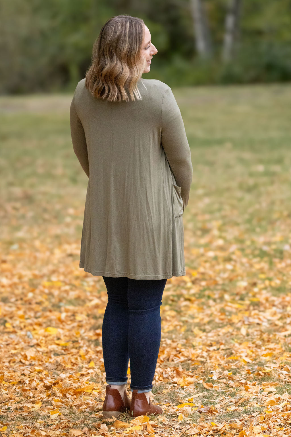 Classic Cardigan - Olive