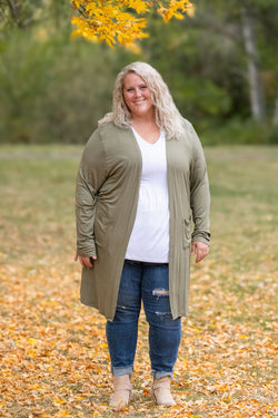 Classic Cardigan - Olive