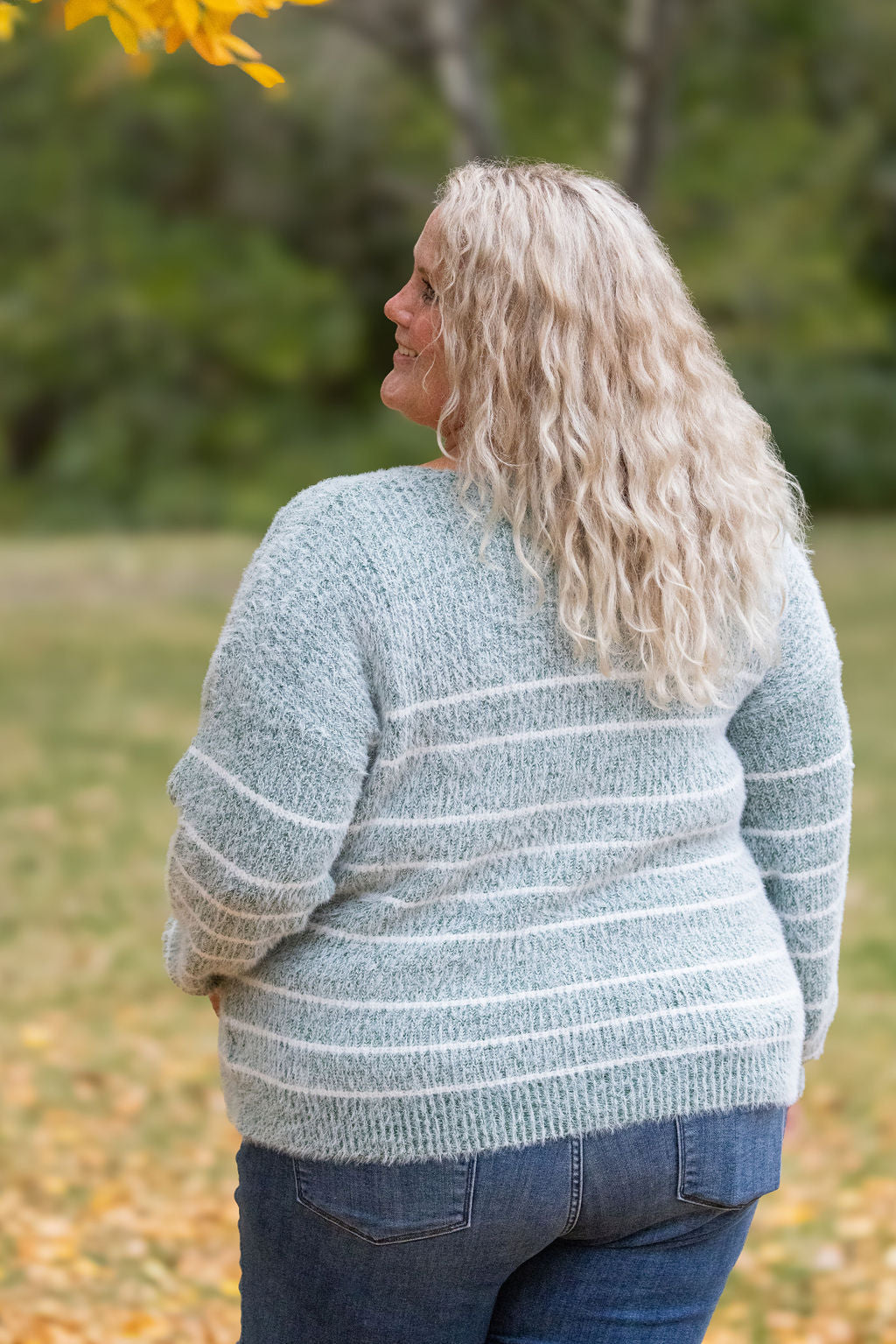 Striped Sweater - Green