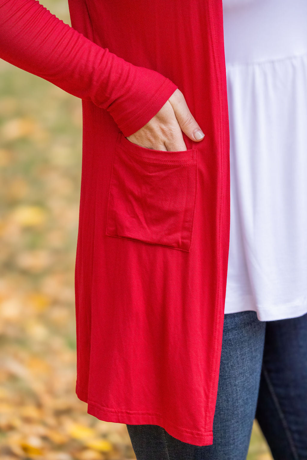 Classic Cardigan - Red