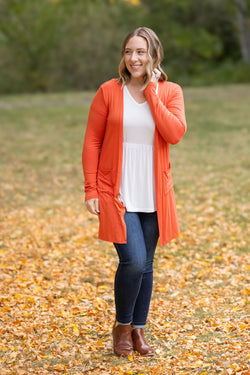 Classic Cardigan - Pumpkin