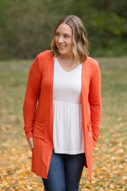 Classic Cardigan - Pumpkin