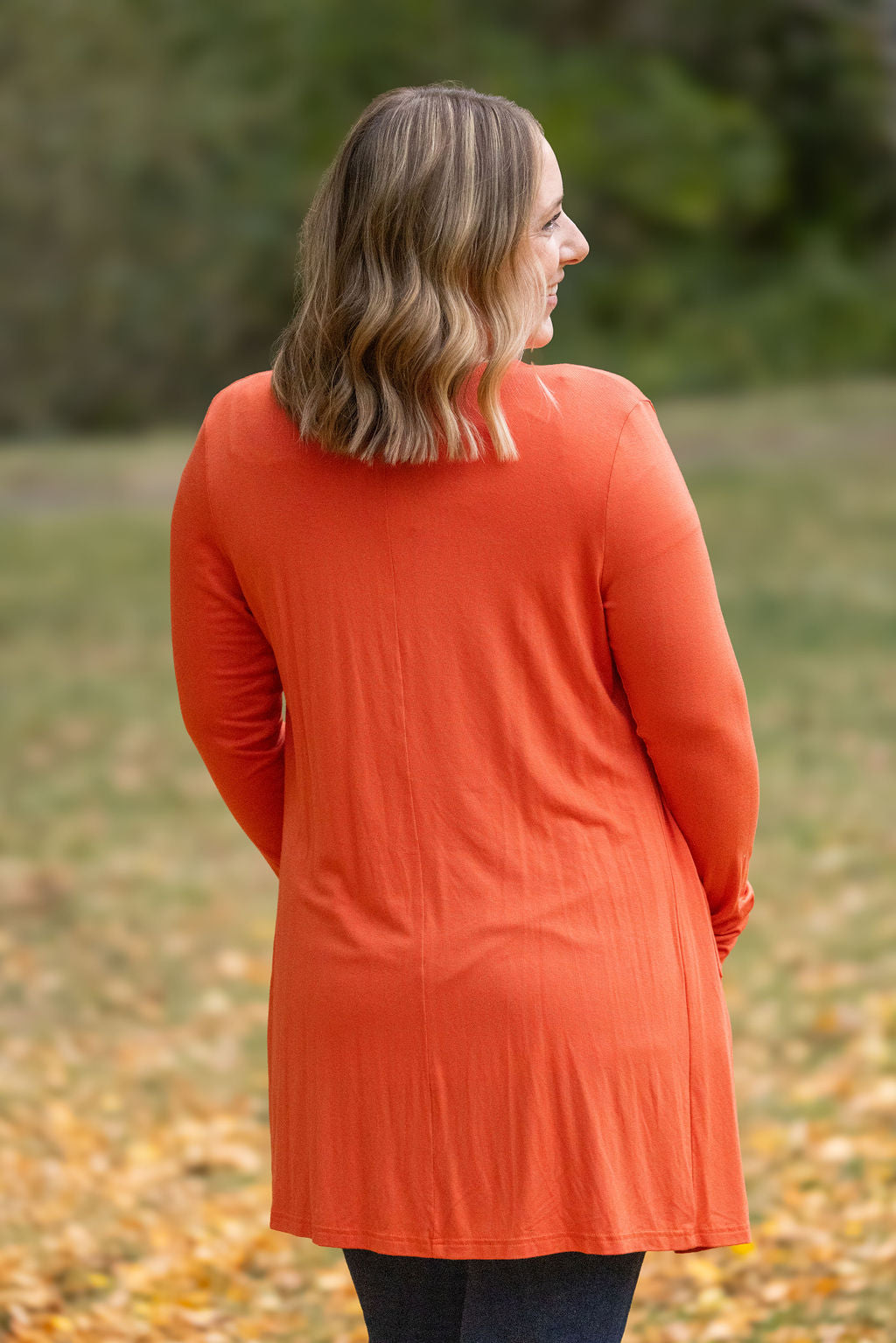 Classic Cardigan - Pumpkin