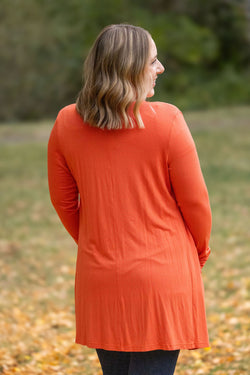 Classic Cardigan - Pumpkin