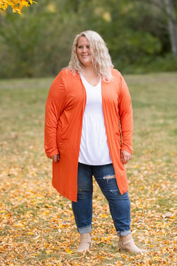 Classic Cardigan - Pumpkin