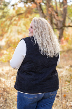 Corduroy Vest - Black