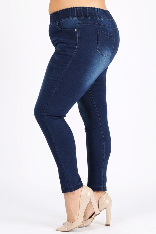 4X/5X-5X/6X Super Plus Size Jeggings Pants