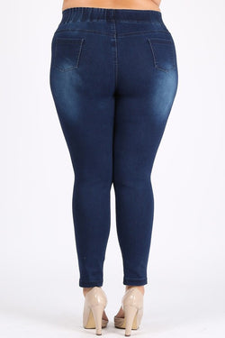 4X/5X-5X/6X Super Plus Size Jeggings Pants