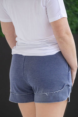 French Terry Stevie Shorts - Nautical Navy