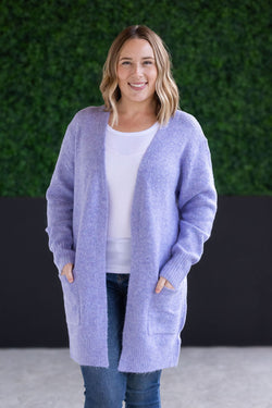 Madison Cozy Cardigan - Lavender