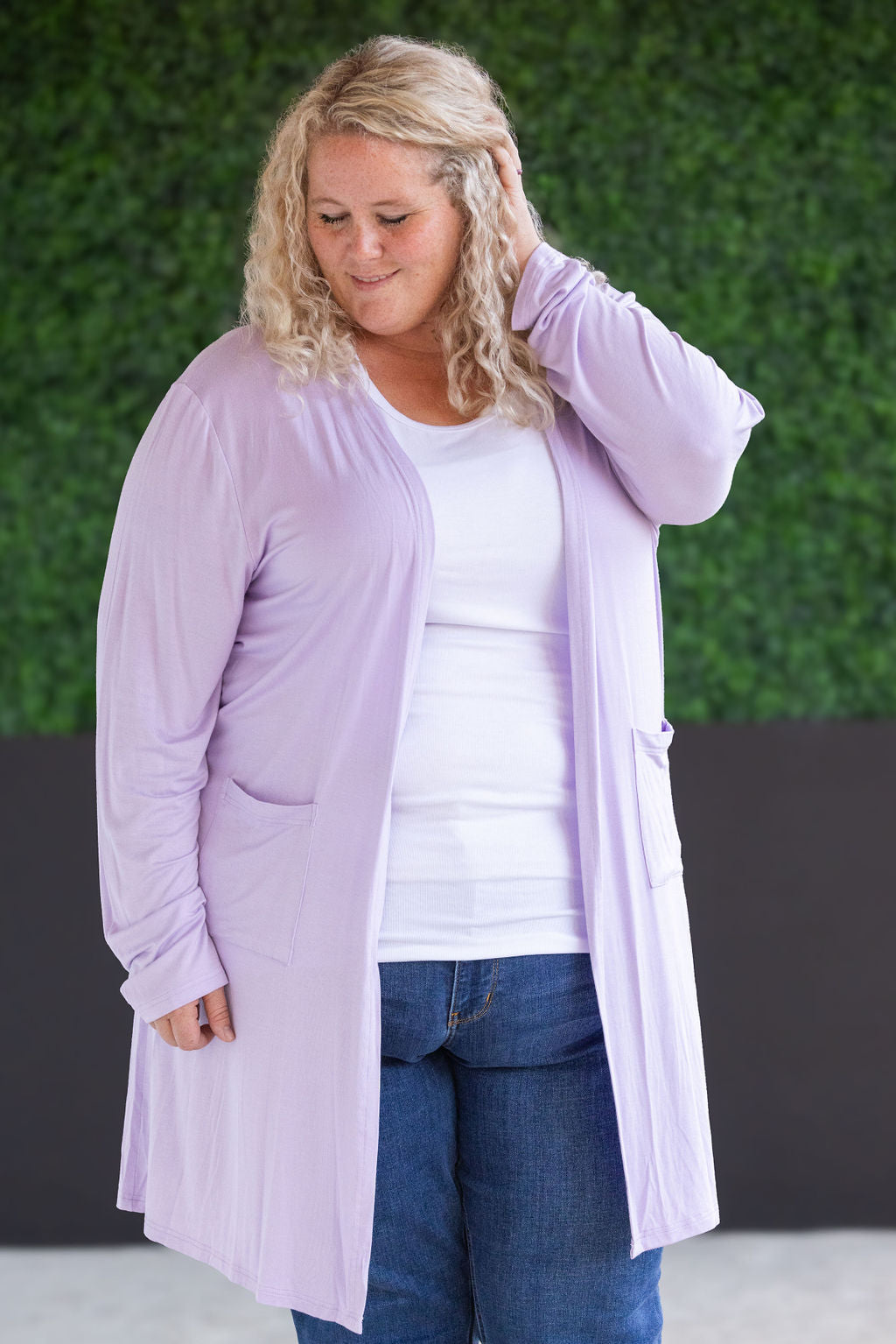 Classic Cardigan - Lavender