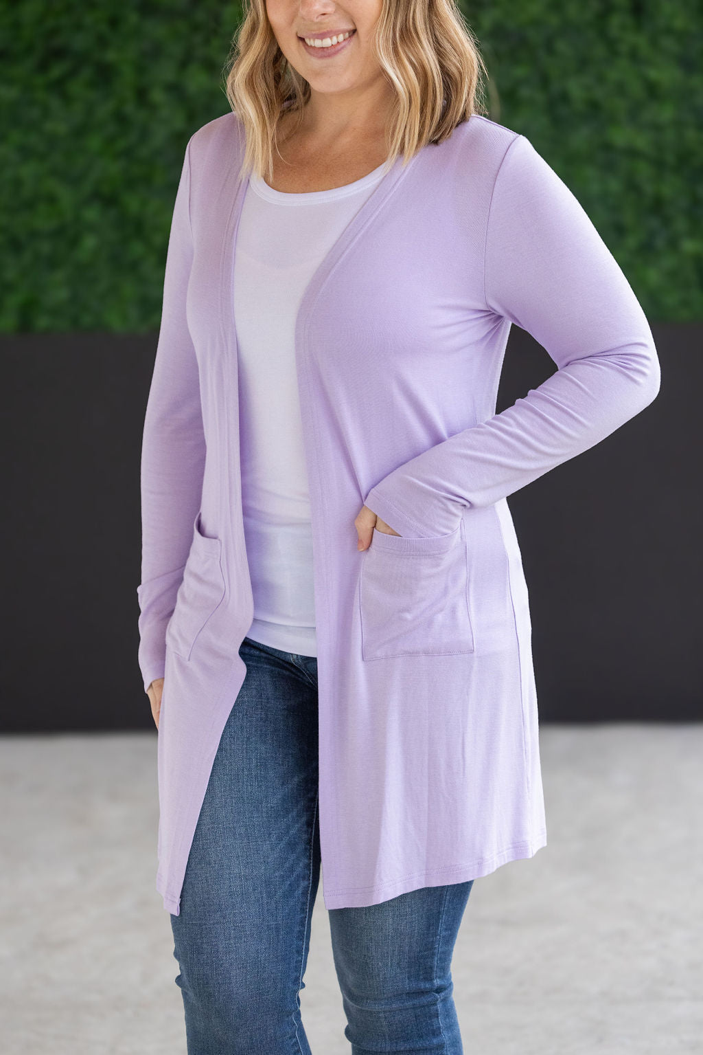 Classic Cardigan - Lavender