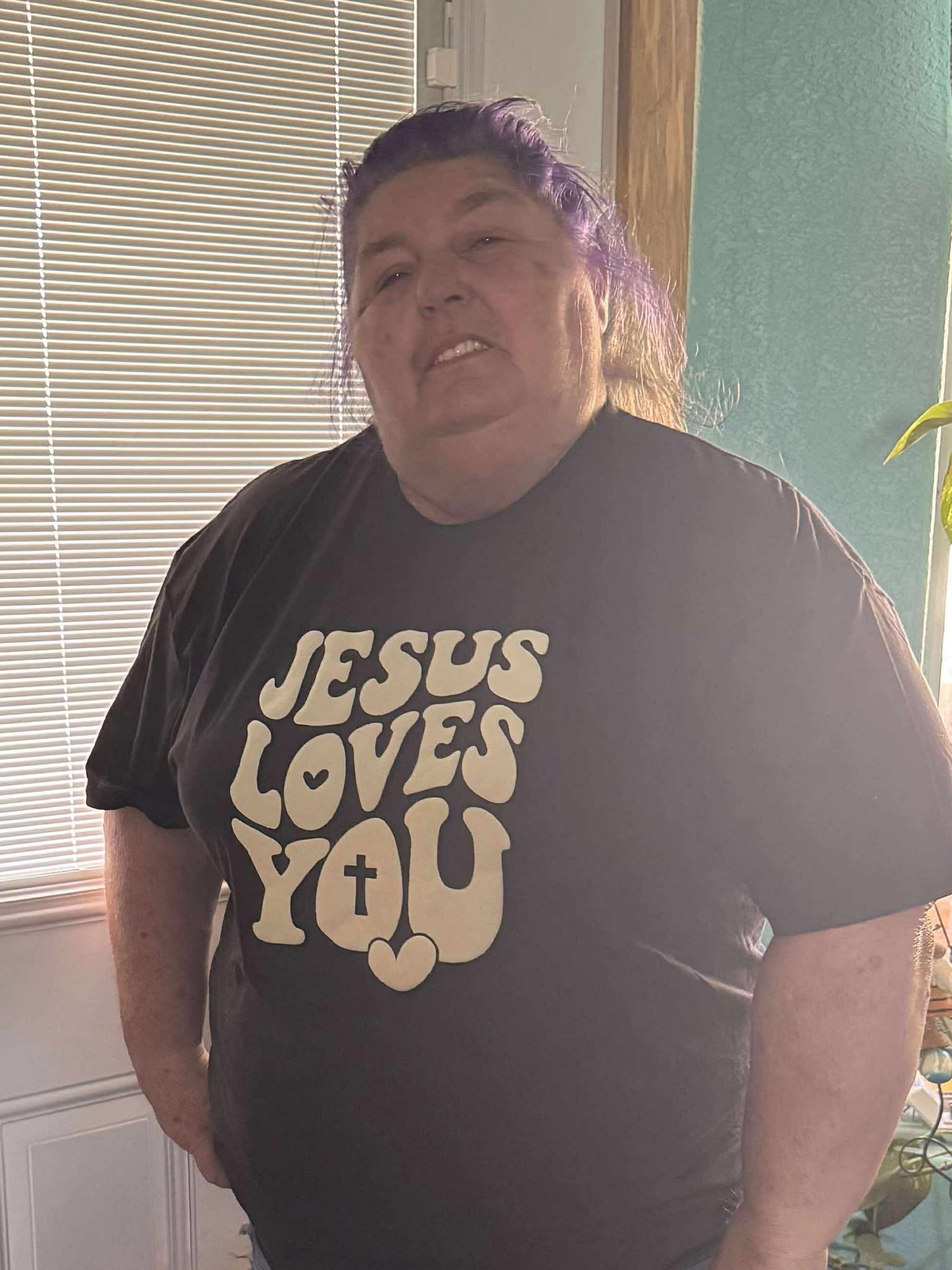 JESUS LOVES YOU GLOW IN THE DARK PUFF LONGSLEEVE