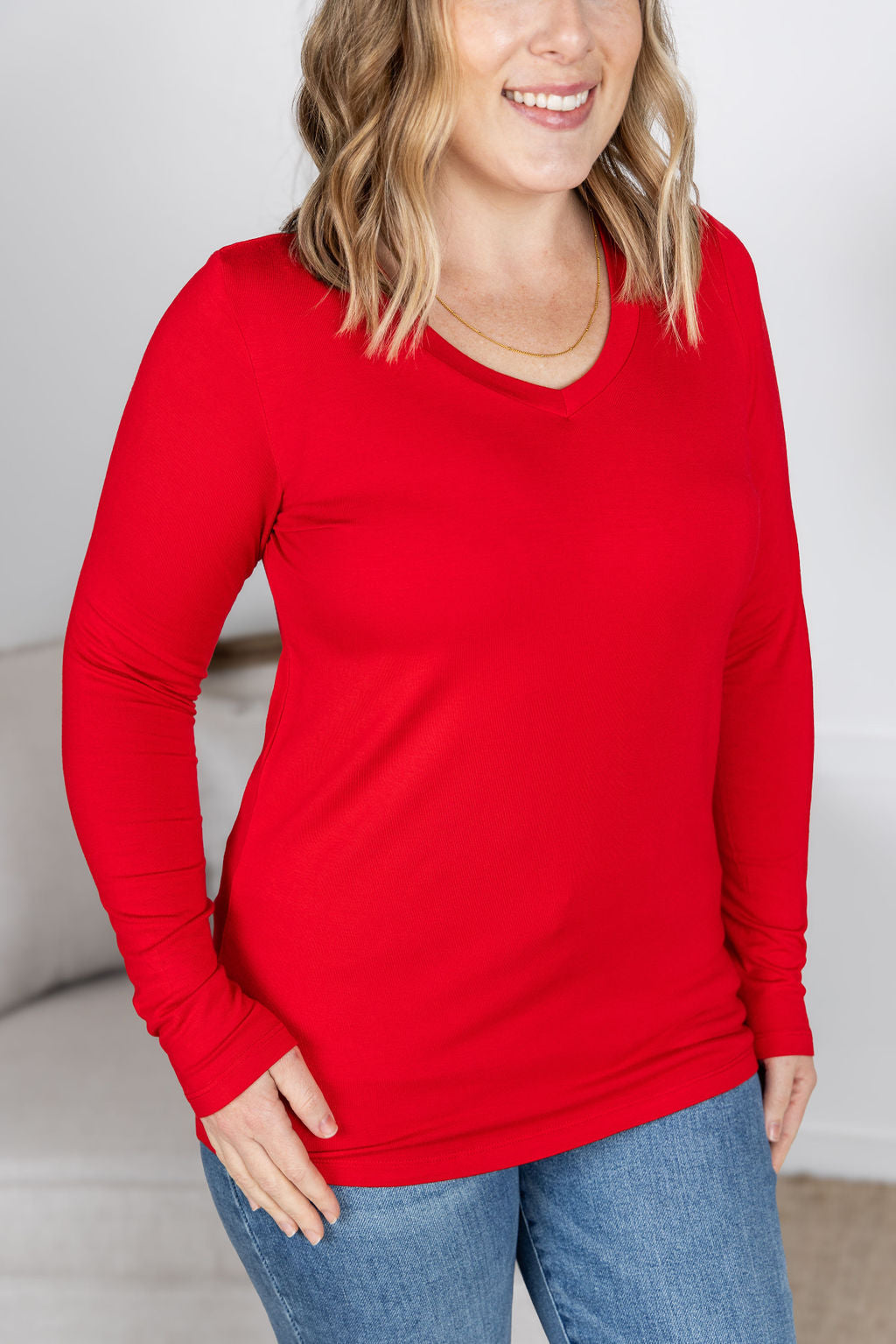 Larissa Long Sleeve - Red