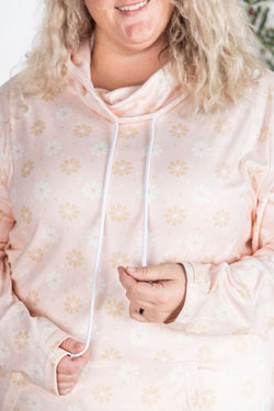 Soft Funnel Neck - Retro Floral