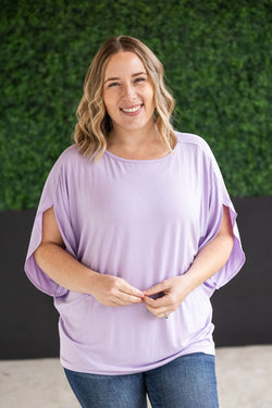 Darcy Dolman Top - Lavender