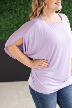 Darcy Dolman Top - Lavender