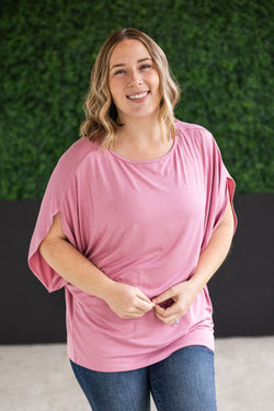 Darcy Dolman Top - Rose