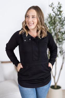 Mia Scuba Halfzip - Black
