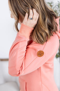 Scuba HalfZip Hoodie - Coral