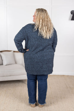 Madison Cozy Cardigan - Midnight Skies