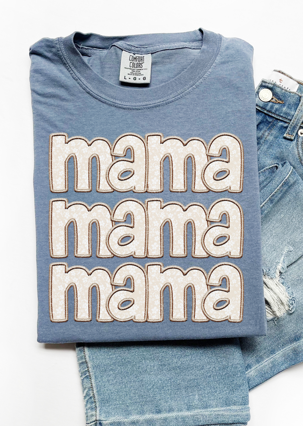 Mama Stacked Comfort Colors T-Shirt