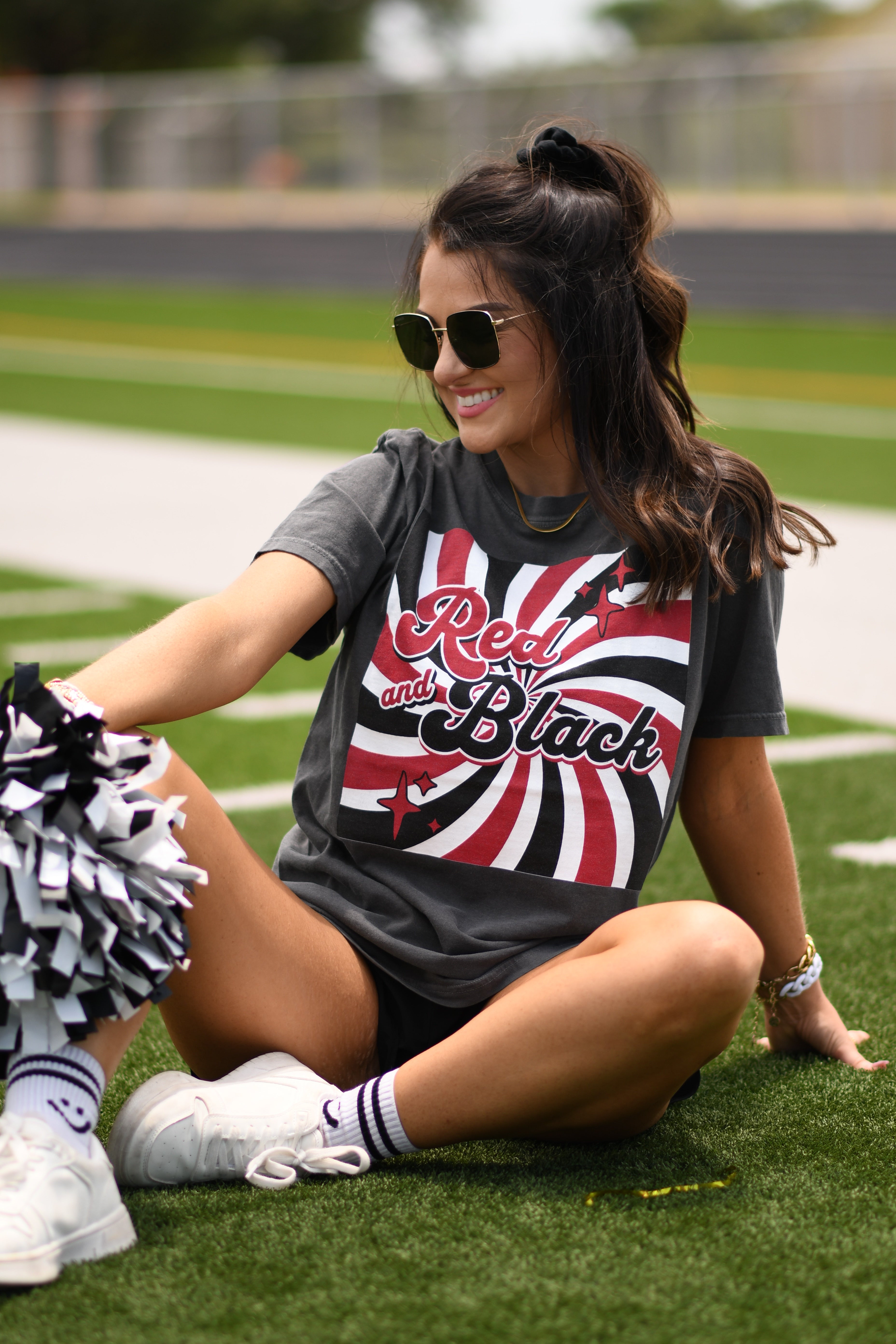 Red and Black Retro Tee