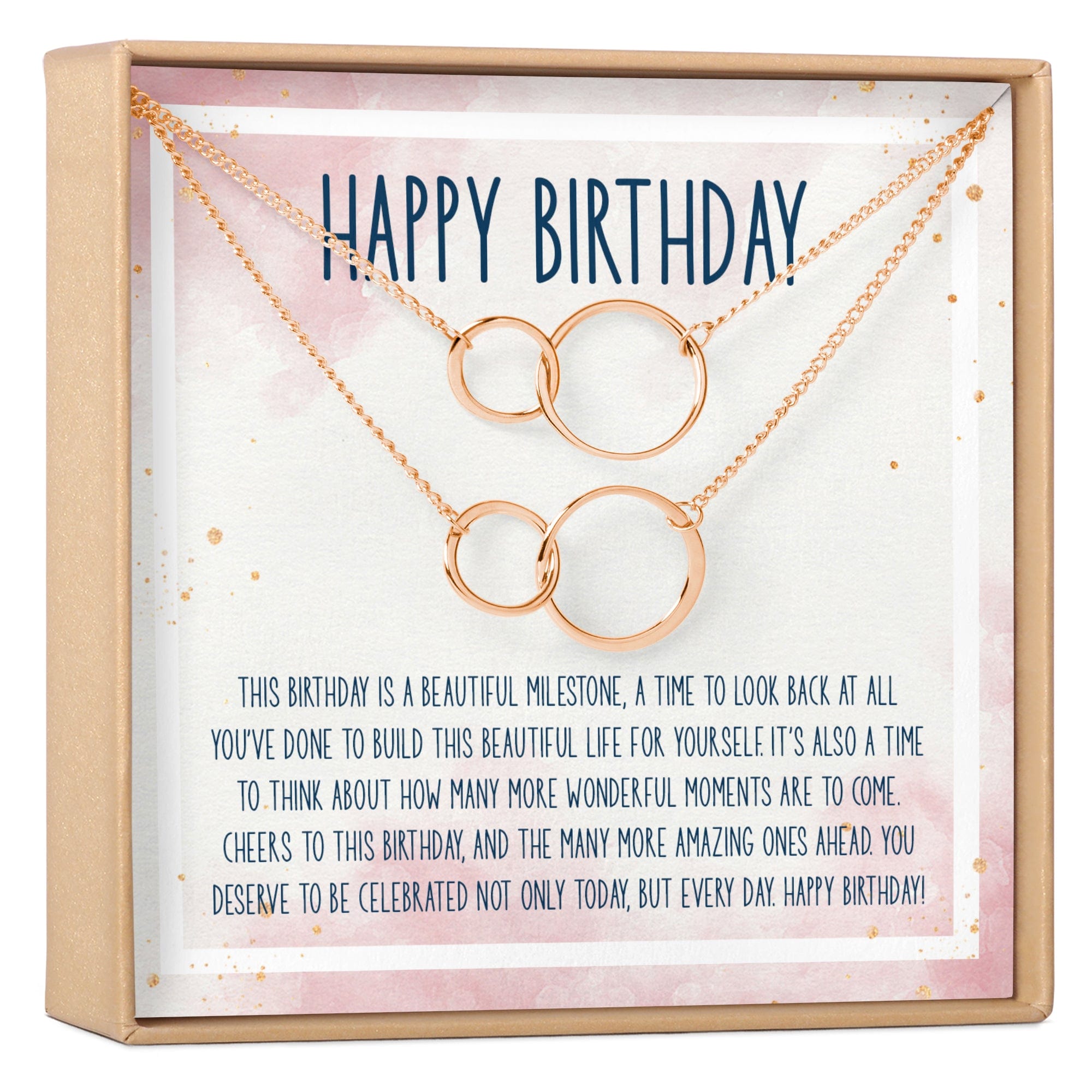 Birthday Necklace, Multiple Styles