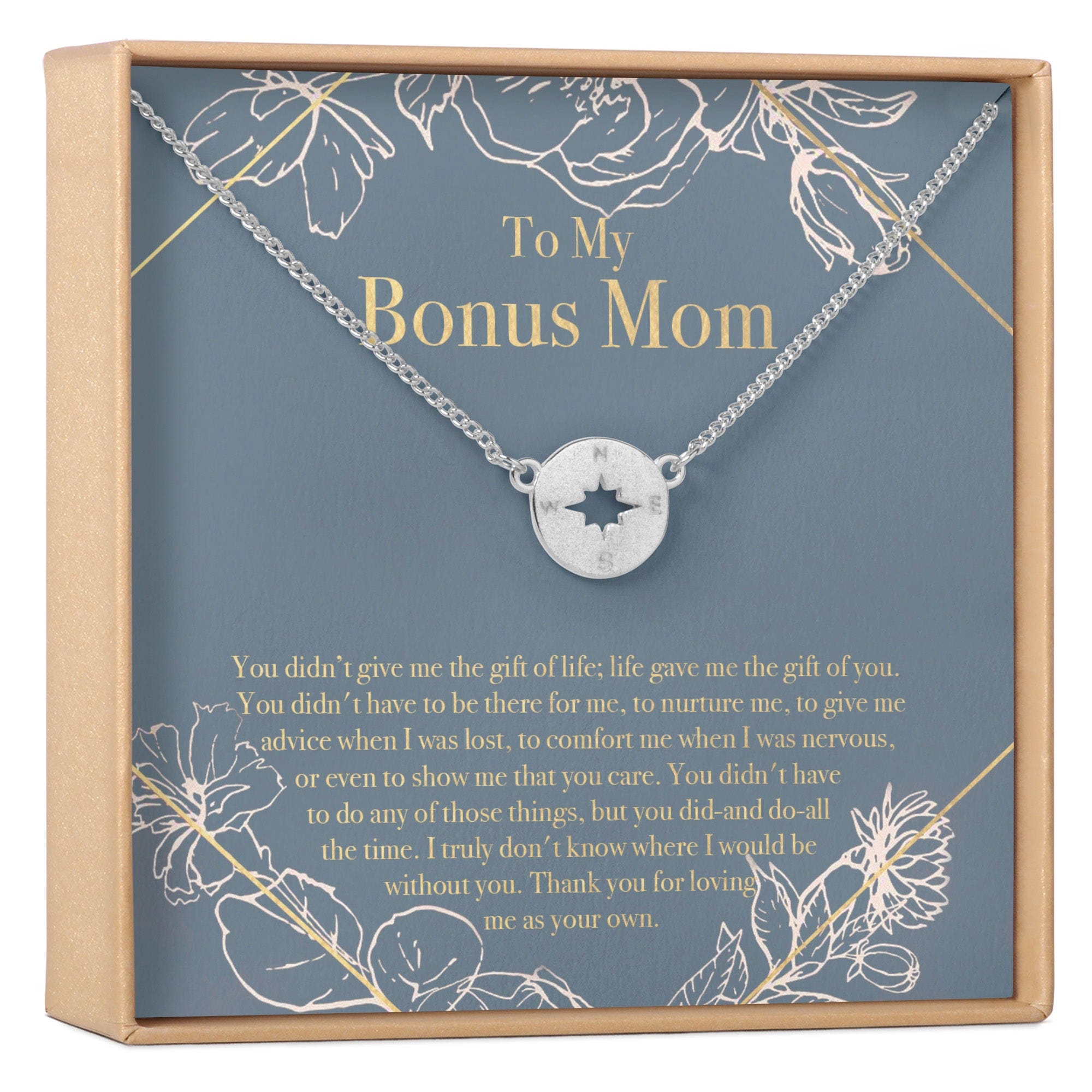Bonus Mom Necklace, Multiple Styles