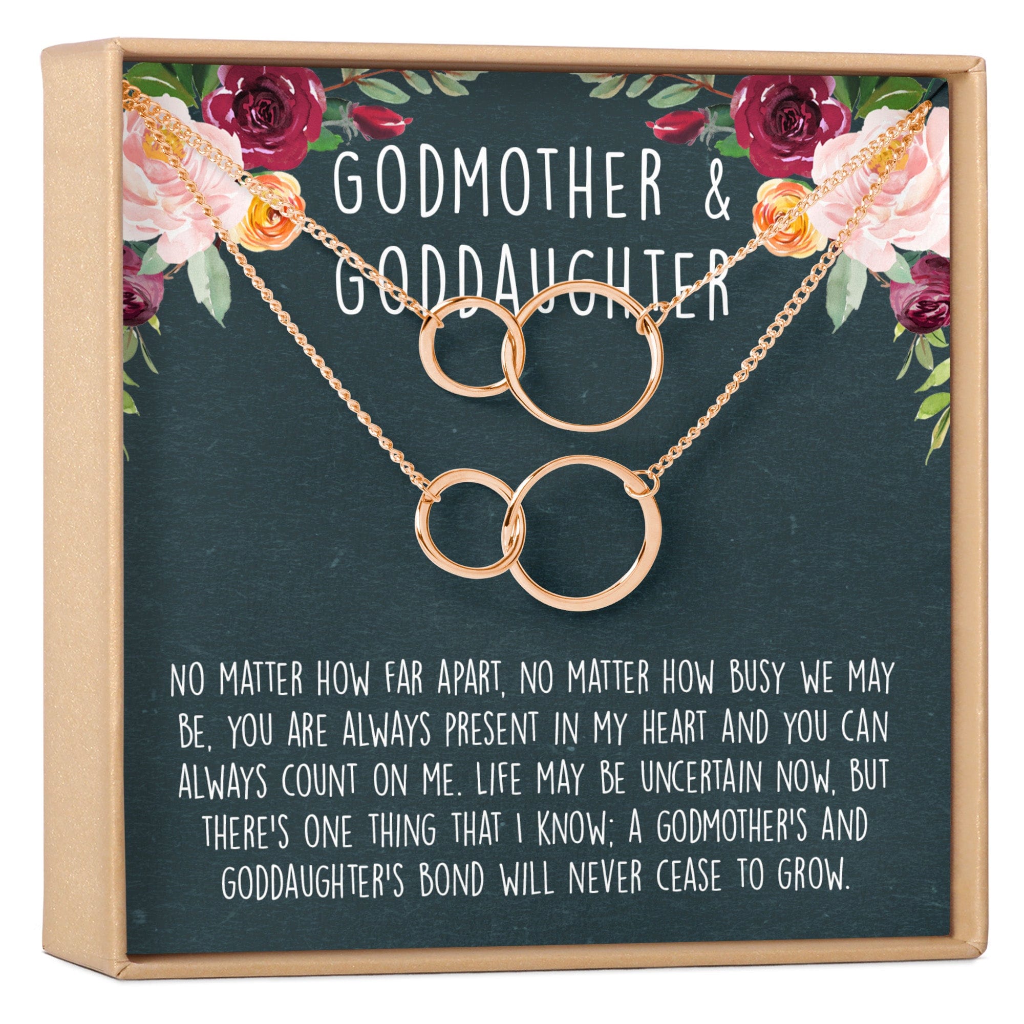 Godmother-Goddaughter Necklace, Multiple Styles