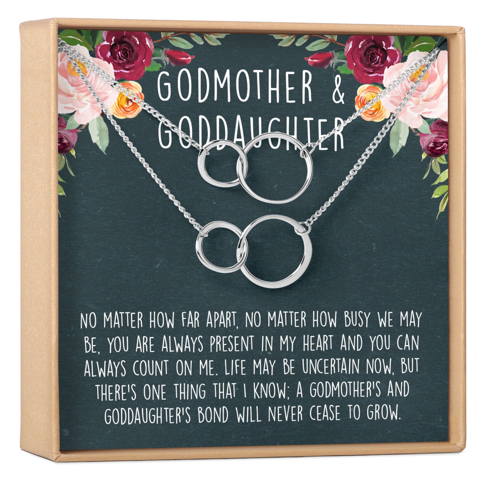 Godmother-Goddaughter Necklace, Multiple Styles