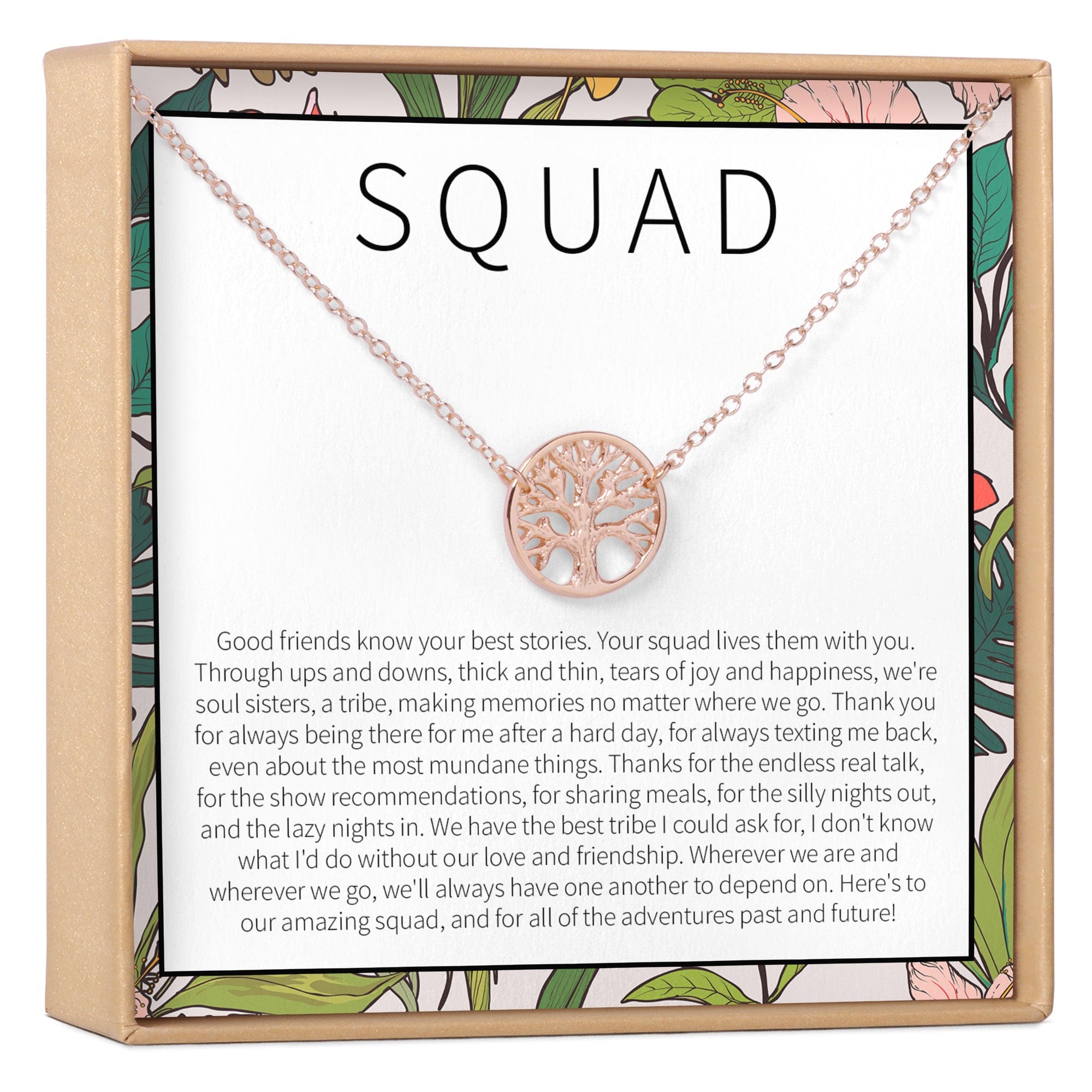 Squad Necklace, Multiple Styles