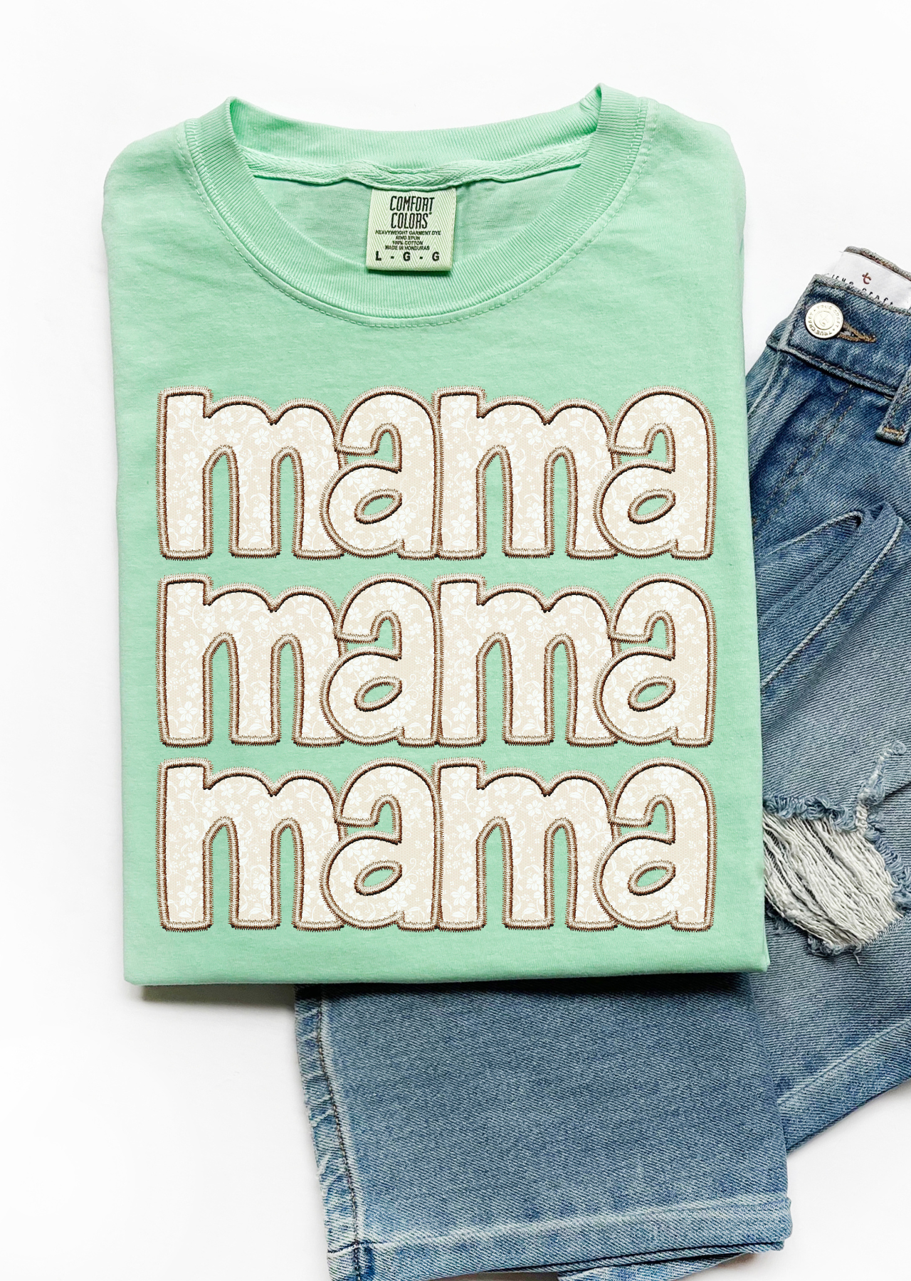 Mama Stacked Comfort Colors T-Shirt