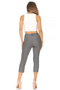 Stretchy, pull up, capri jeggings