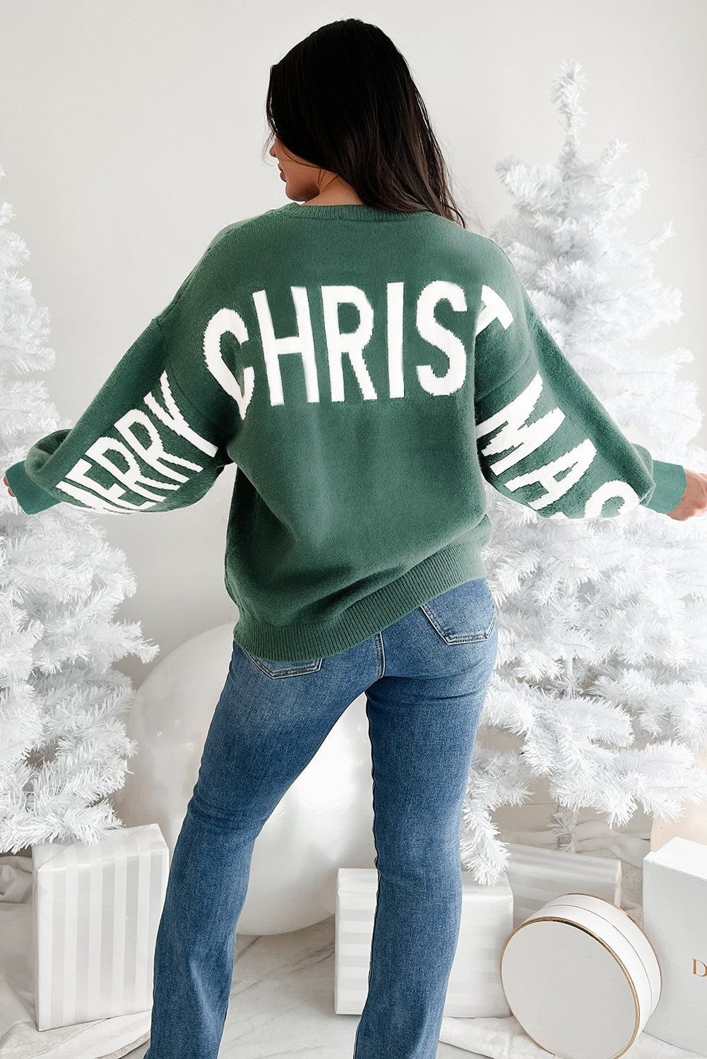 Ho Ho Ho Merry Loose Sweater WTW