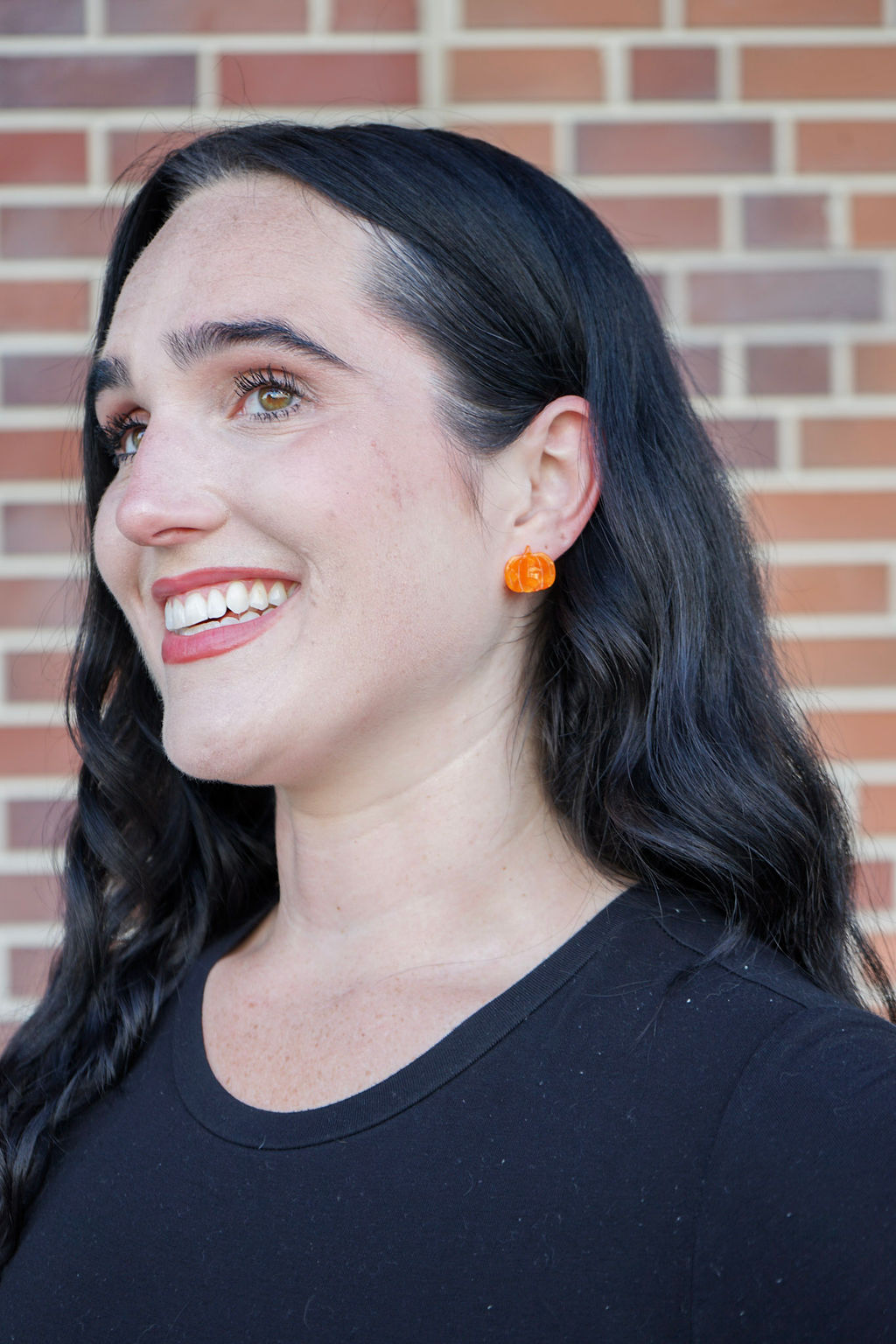 Pumpkin Patch Studs - Orange