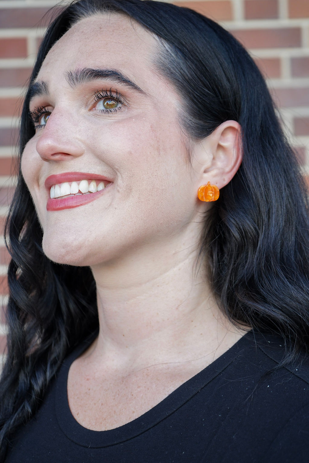 Pumpkin Patch Studs - Orange